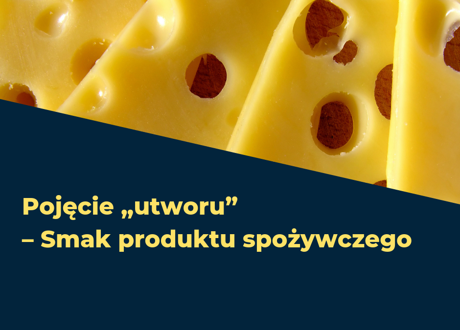 Czy smak jest utworem ?